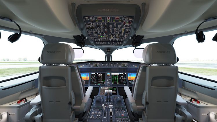 Bombardier CSeries Cockpit